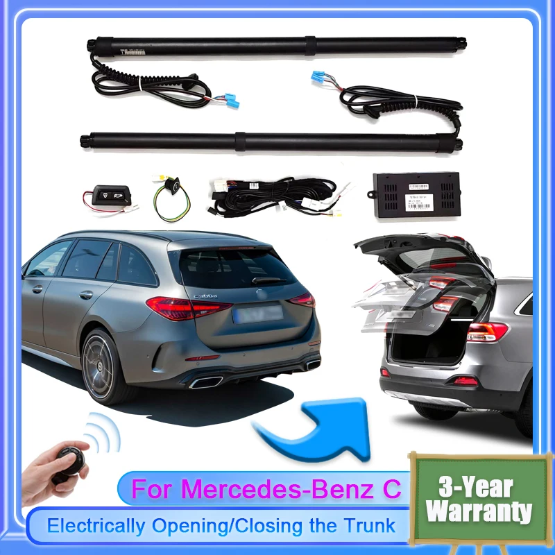 For Mercedes Benz C W205 2014~2024 Vehicle Electric Tailgate Lift for Trunk Intelligent Opening of Tail gate Soft Close Car Door