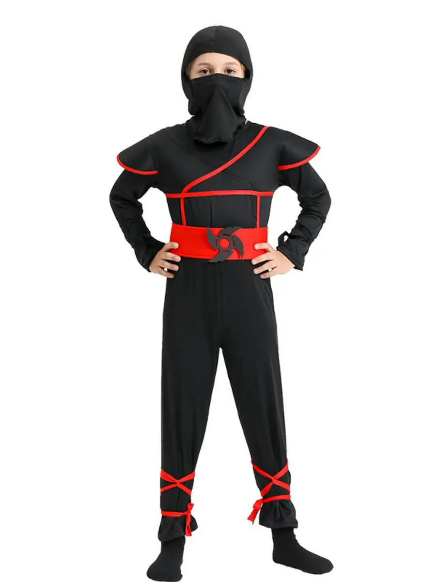 

Hot S loween Cosplay Costume Children's Ninja Par Role-plang Clothes Stage Performance Traditional Ethnic Wear