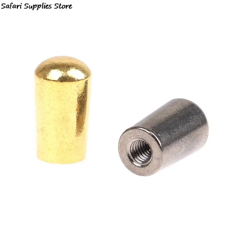 1Pc Guitar 3 Way Toggle Switch Tip 3.5/4mm Screw Thread Knobs Tip Cap Button To For Electric Guitars Parts Metal