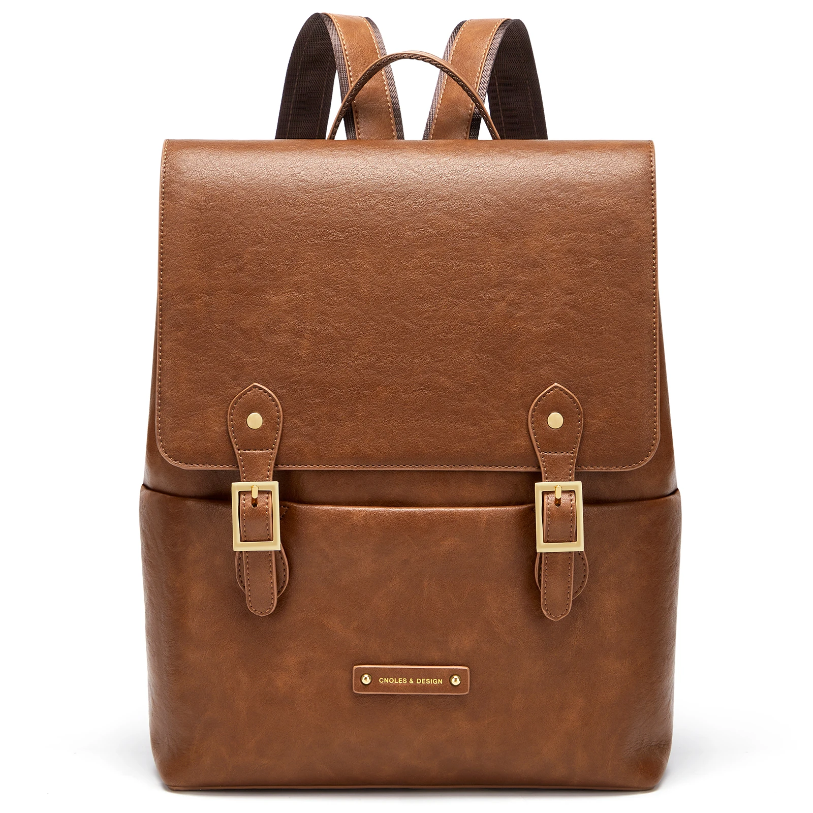 

Cnoles Elegant Leather Women Backpacks Daypack Waterproof Anti-theft Backpack for Ladies Laptop Business Backpack