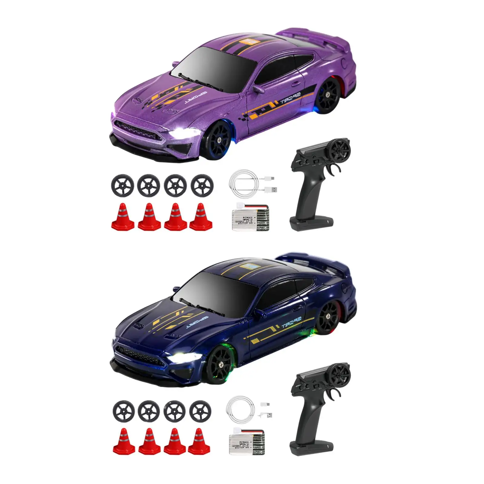 

1/43 RC Speed Car RC Drift Tire Модель автомобиля масштаба 1:43 Высокоскоростная модель автомобиля