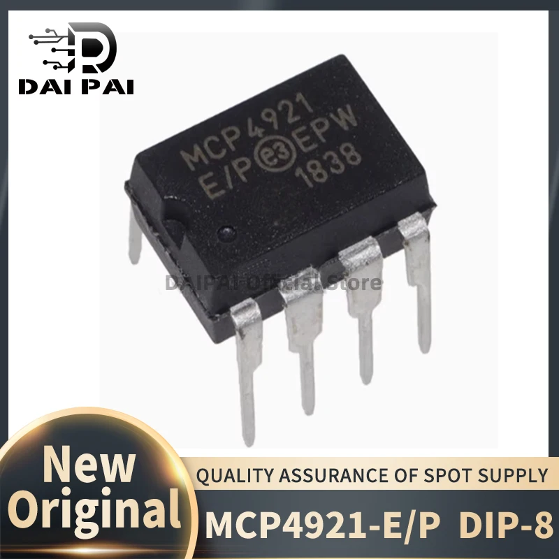 (10Pcs-20Pcs/Lot) 100% New original  MCP4921-E/P MCP4921 DIP-8 Chipset