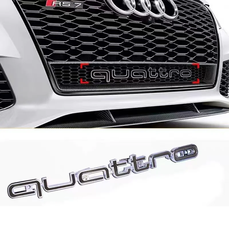 【美品】Audi A6 TFSI用 フロントグリル quattro純正品 Audi アウディ 純正 A3 A4 A6 A8 TT クワトロエンブレム quattro