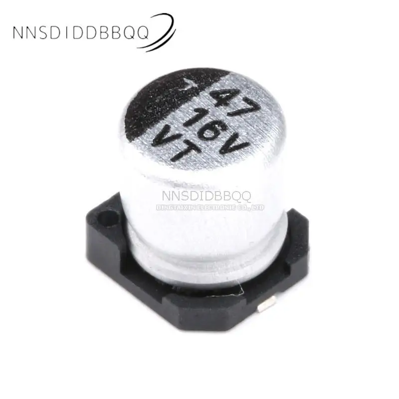 Capacitor eletrolítico de alumínio 47uf 10v 16v 25v 35v 50v 63v 100v smd capacitor eletrolítico