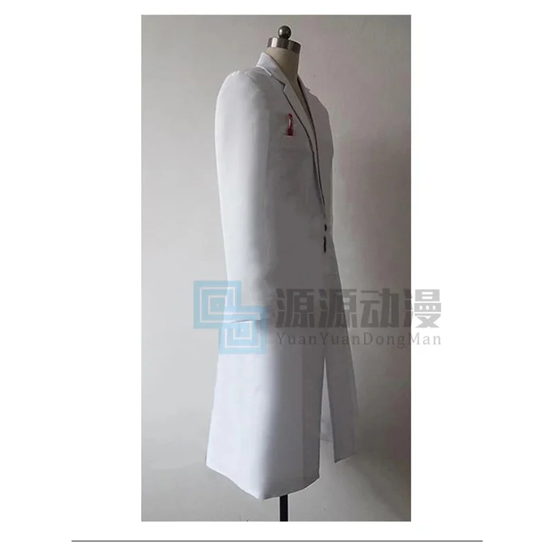 lili 123Steins Gate Okabe Rintarou Cosplay Long Jacket costume cos wigs Mad Scientist White coat costu