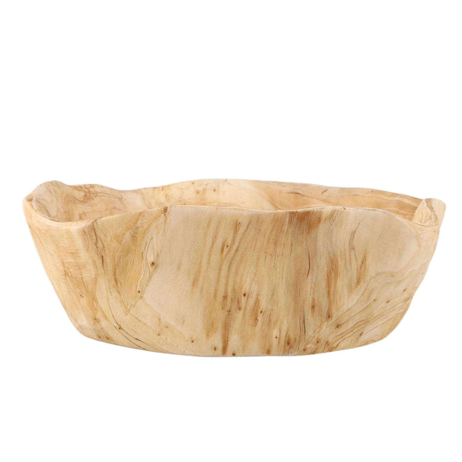 Household Fruit Bowl Wooden Candy Dish Fruit Plate Wood Carving Root Fruit Plate Wood 25-29 cm