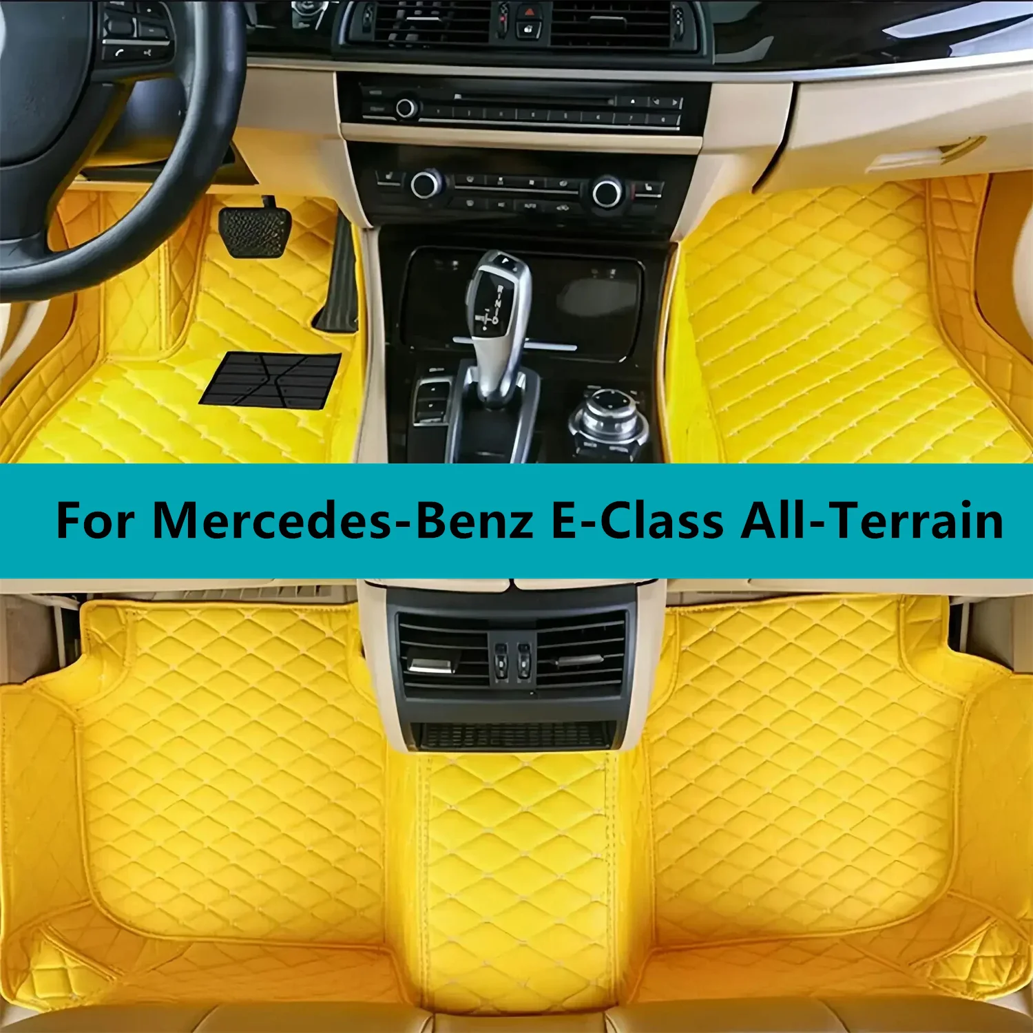 

Leather Car Floor Mats For Mercedes-Benz E-Class All-Terrain 2023 2024 2025 2026 All Weather Waterproof Car Floor Mats