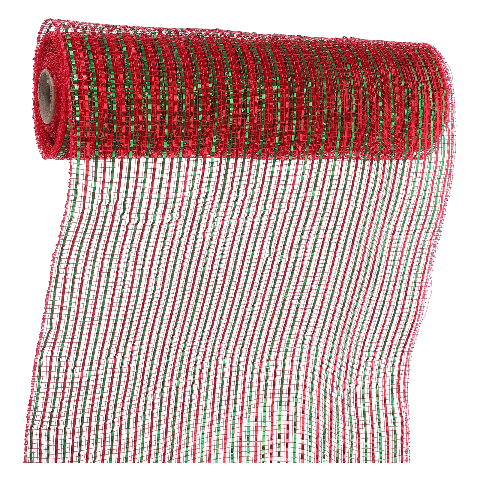 26cm Christmas Decorative Mesh Ribbons Party Wedding Gift Wrapping Polyester Crafts Ribbon Colorful for Holiday