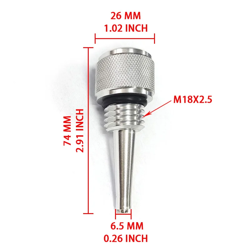 

55201 Aluminum Variable Frequency Generator Magnetic Oil Dipstick with Strong Magnetic Iron Dipstick Is Suitable for Yamaha
