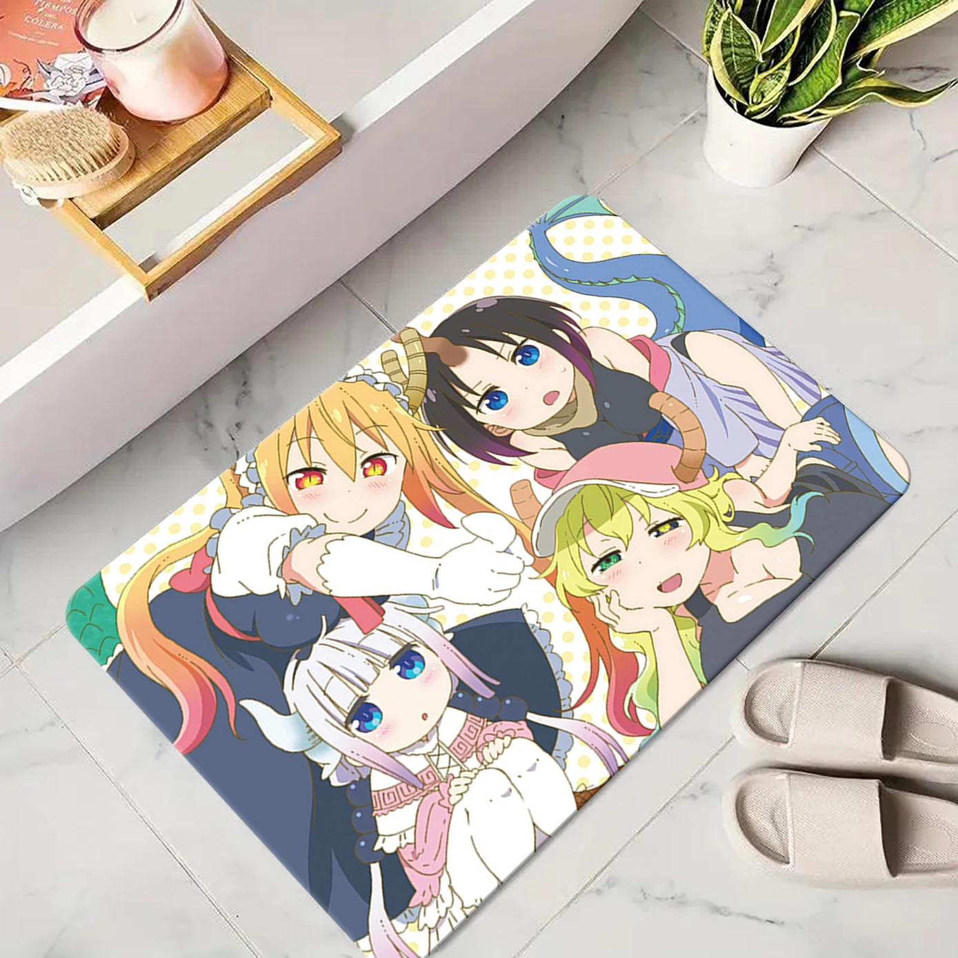 

Miss Kobayashi Dragon Maid Carpet for Bedroom Living Room Non-slip Floor Mat Sofa Table Bedside Area Rug Doormat Home Decor