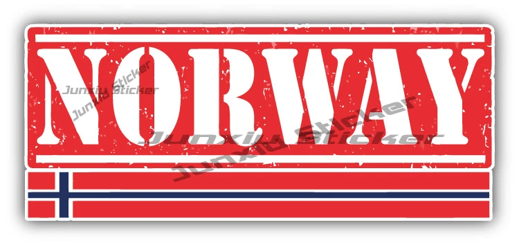 

Norway Grunge Travel Stamp Decal Car Bumper Guitar Phone Window Engine Cover Decorative Sticker Car Decal For Cars Motorcycle