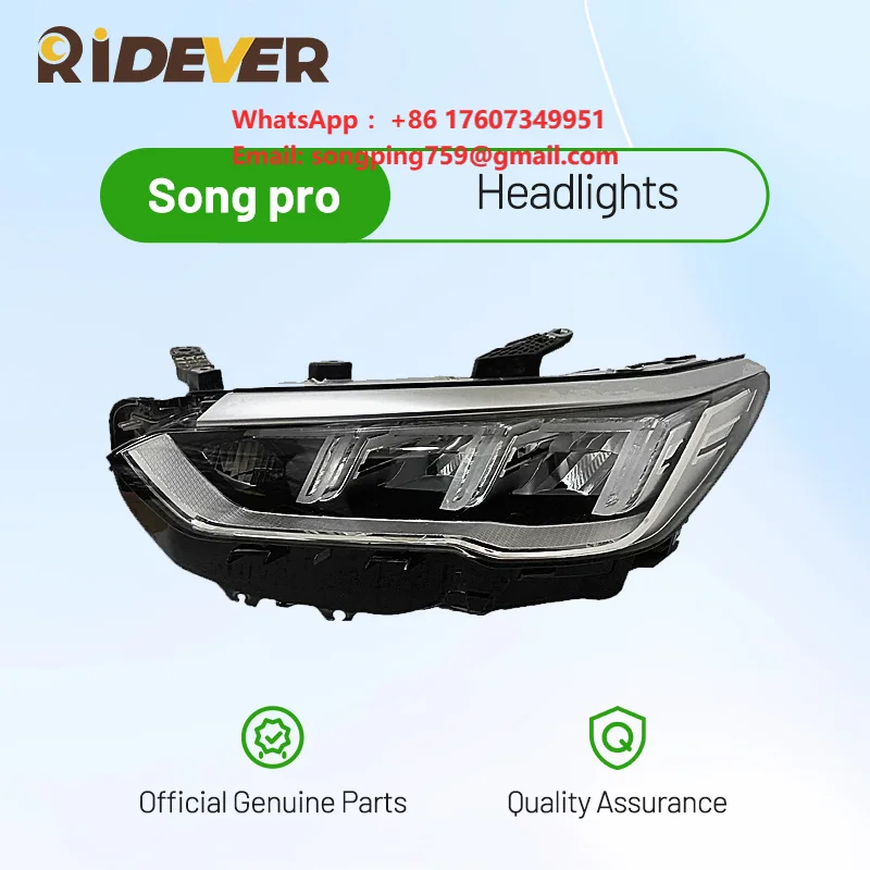 Front Headlight for BYD SONG PRO 2022-2025 Left/Right LED Headlamp OEM SA2F-4121010 SA2F-4121020 Auto Front Light Replacement