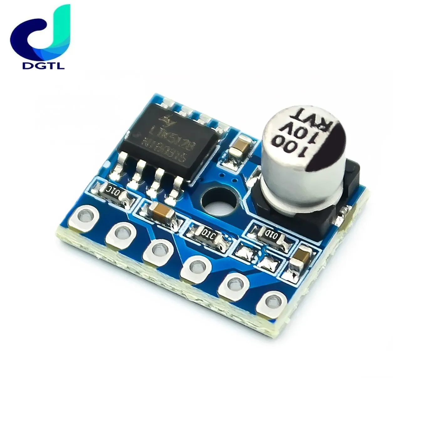 

5128 Digital Audio Amplifier 5W Mono Audio Amplifier Module Low Distortion Single Power Supply Class D Amplifier