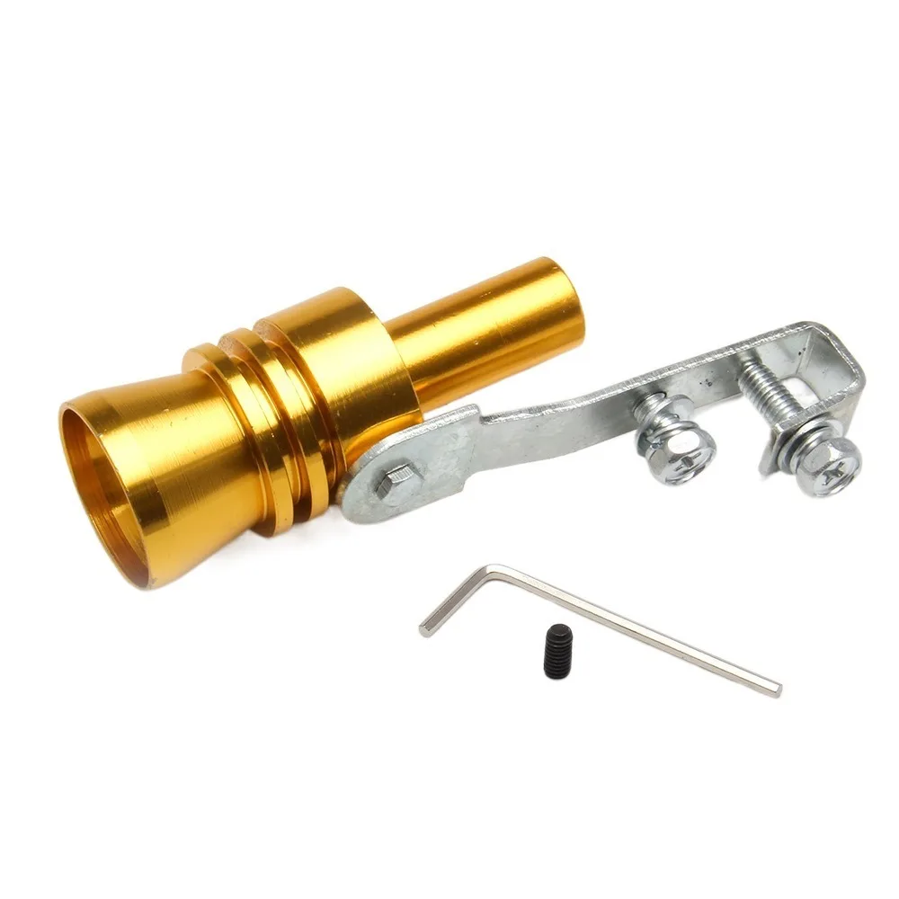 Vehicle Tailpipe Car Turbomuffler Modified XL Size Sound Simulator Refit Device Exhaust Pipe Turbo Sound Whistle Motorcycle