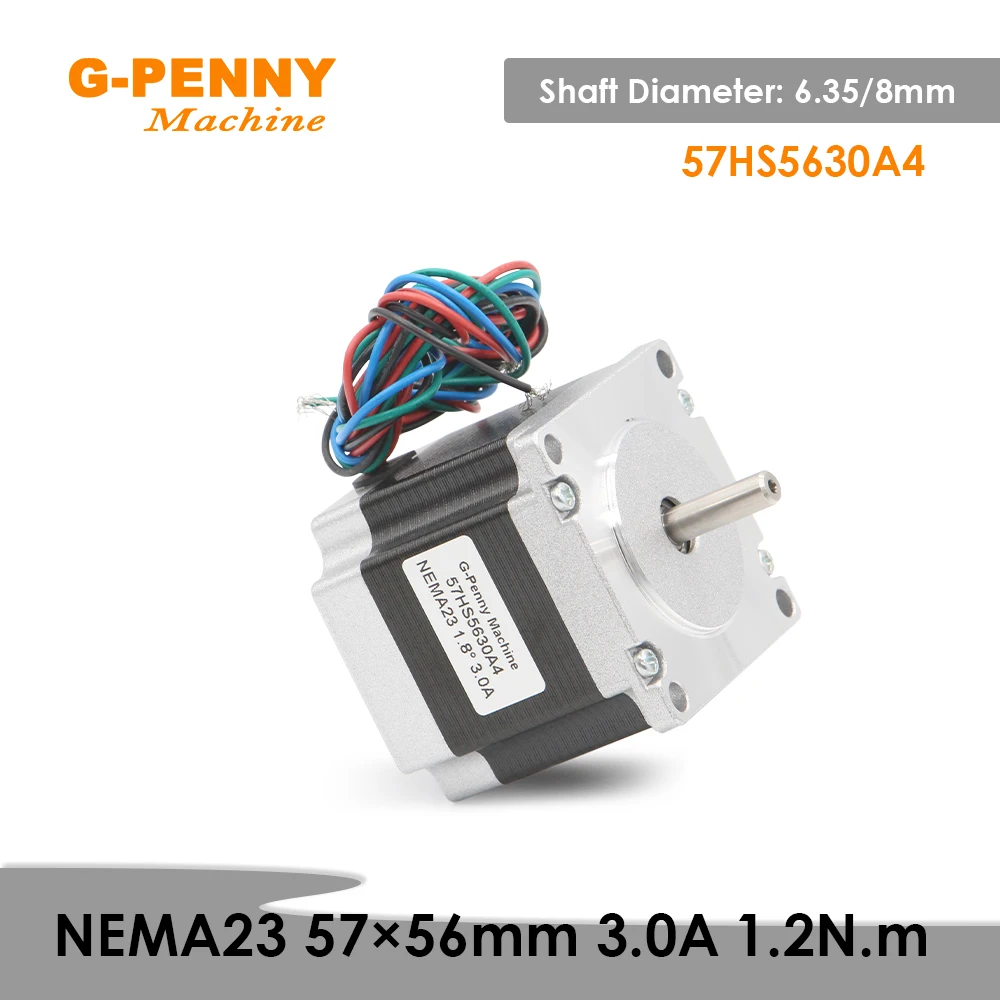 NEMA23 57x56 CNC Stepper motor Single Shaft 3.0A 180Oz-in 1.2N.m CNC for router engraving milling machine 3D printer