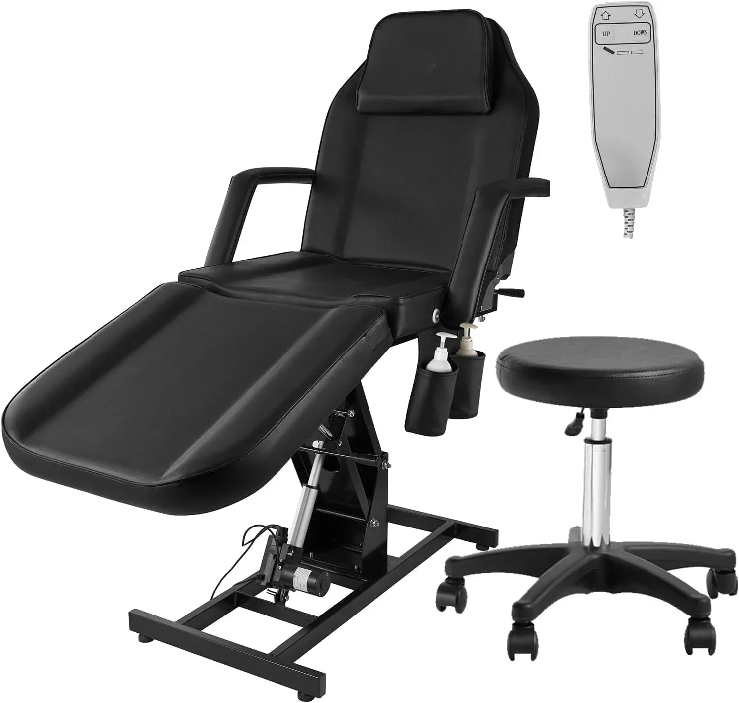 Facial Chair Electric Tattoo Chair Height Adjustable Facial Massage Bed for Esthetician Spa Beauty