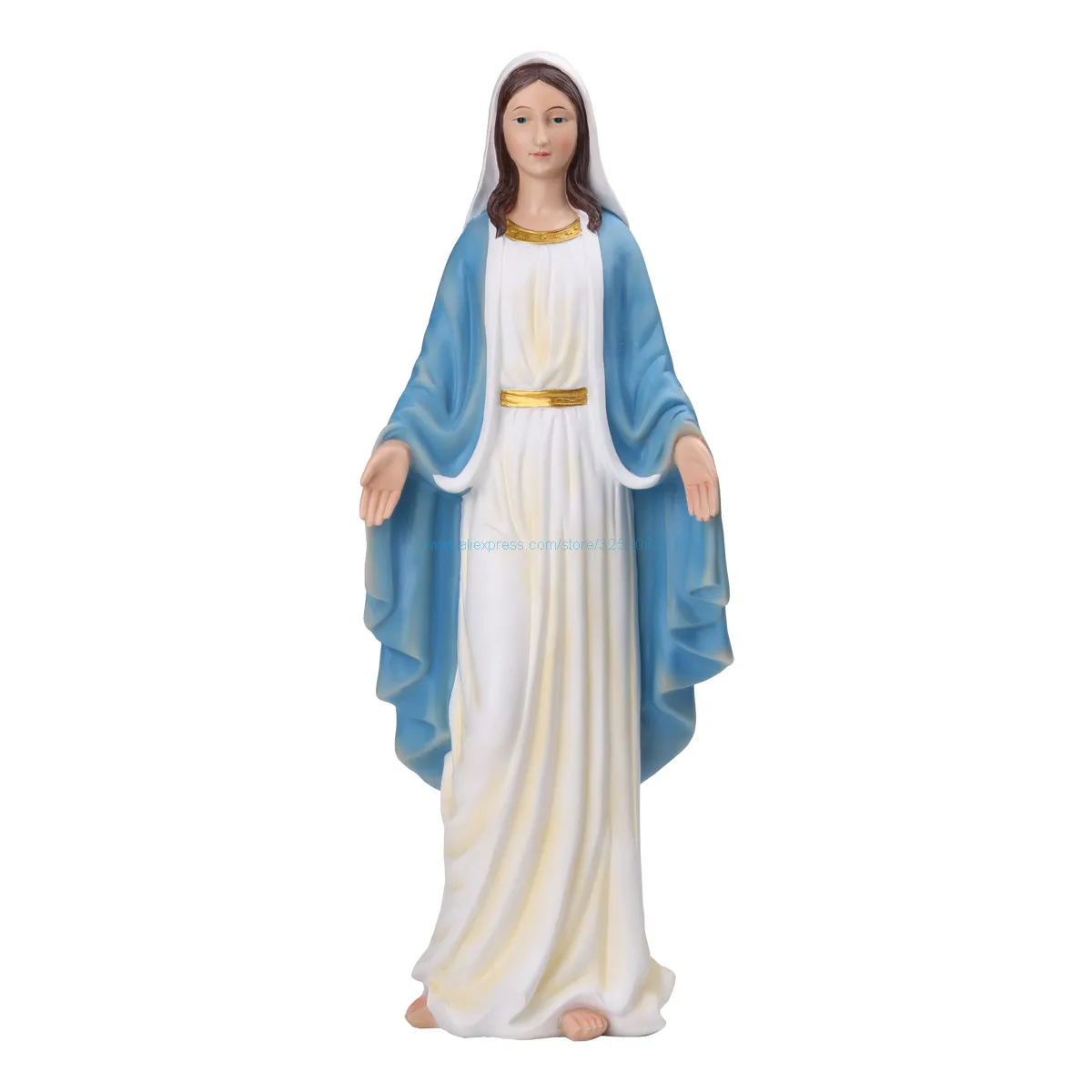 

Virgin Mary Statue Holy Sculptures Figure Christ Catholic Tabletop Decoration Figurine 18.3 Inch 46.5cm