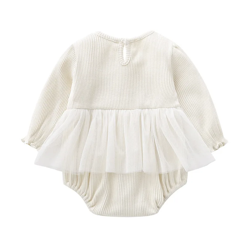 2 قطعة مجموعات ربيع الخريف ارتداءها الوليد الفتيات الملابس الكورية لطيف الزهور الدانتيل الأميرة حللا هيرباند مستلزمات الأطفال B291 #4