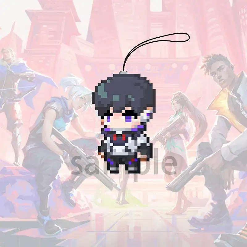 Action Peripherie Figuren Spiel Rollen Veto Waylay Tejo Vyse Nelke Gekko Acryl Handy Kette Lanyard Anhänger Spielzeug Kinder Geschenke