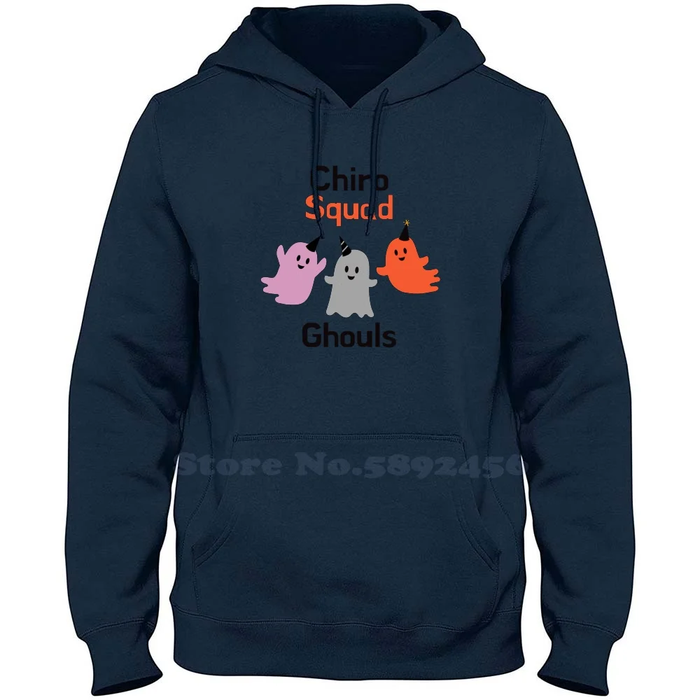 Chiro Squad Ghouls Funny Chiropractic Halloween 100% Pure Cotton Hoodie Chiropractor Christmas Chiropractor Halloween