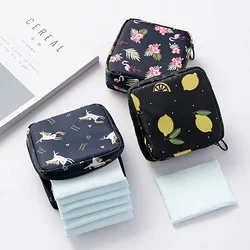 2024 New Cute Waterproof Women Girls Tampon Holder Organizer Cosmetic Lipstick Coin Purse Makeup Storage Bags Sanitary Pad Pouch