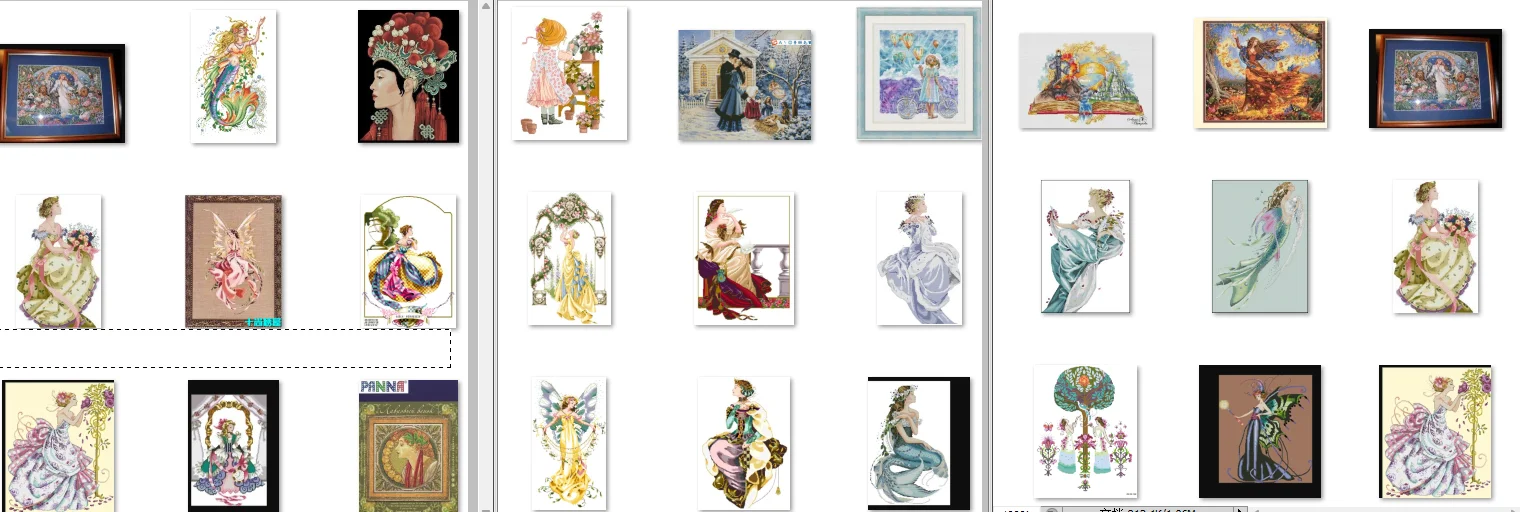 Kreuzstichset DIY Set MD 124 Rose Lady 50-57 Dekoration Kreuzstichset Neues Handwerk Handgefertigte Stickerei