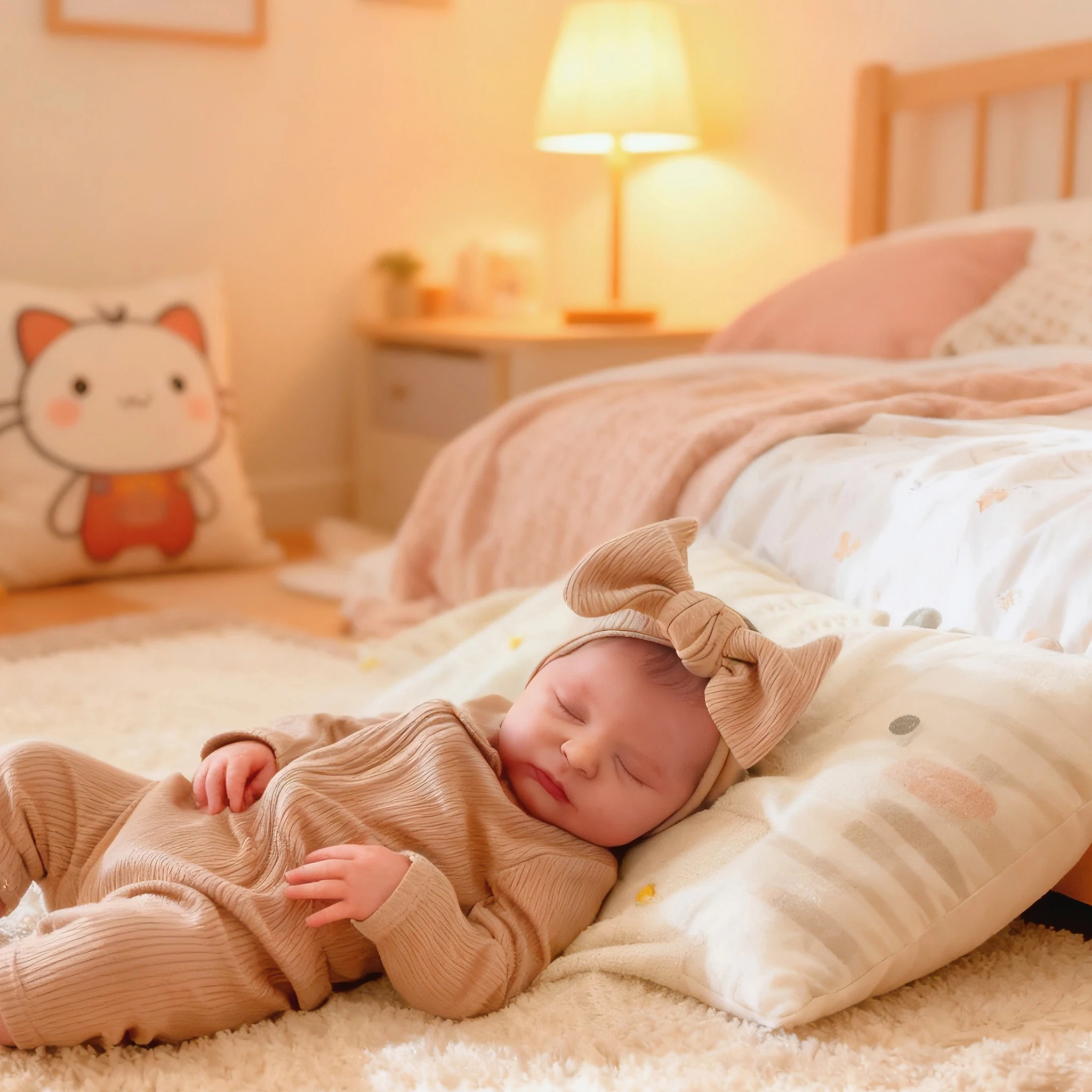 NPK 19 pollici Luara Neonato Corpo Morbido Bambola Reborn - Realistica Tocco Morbido Peluche Pelle 3D Strati Multipli Pittura