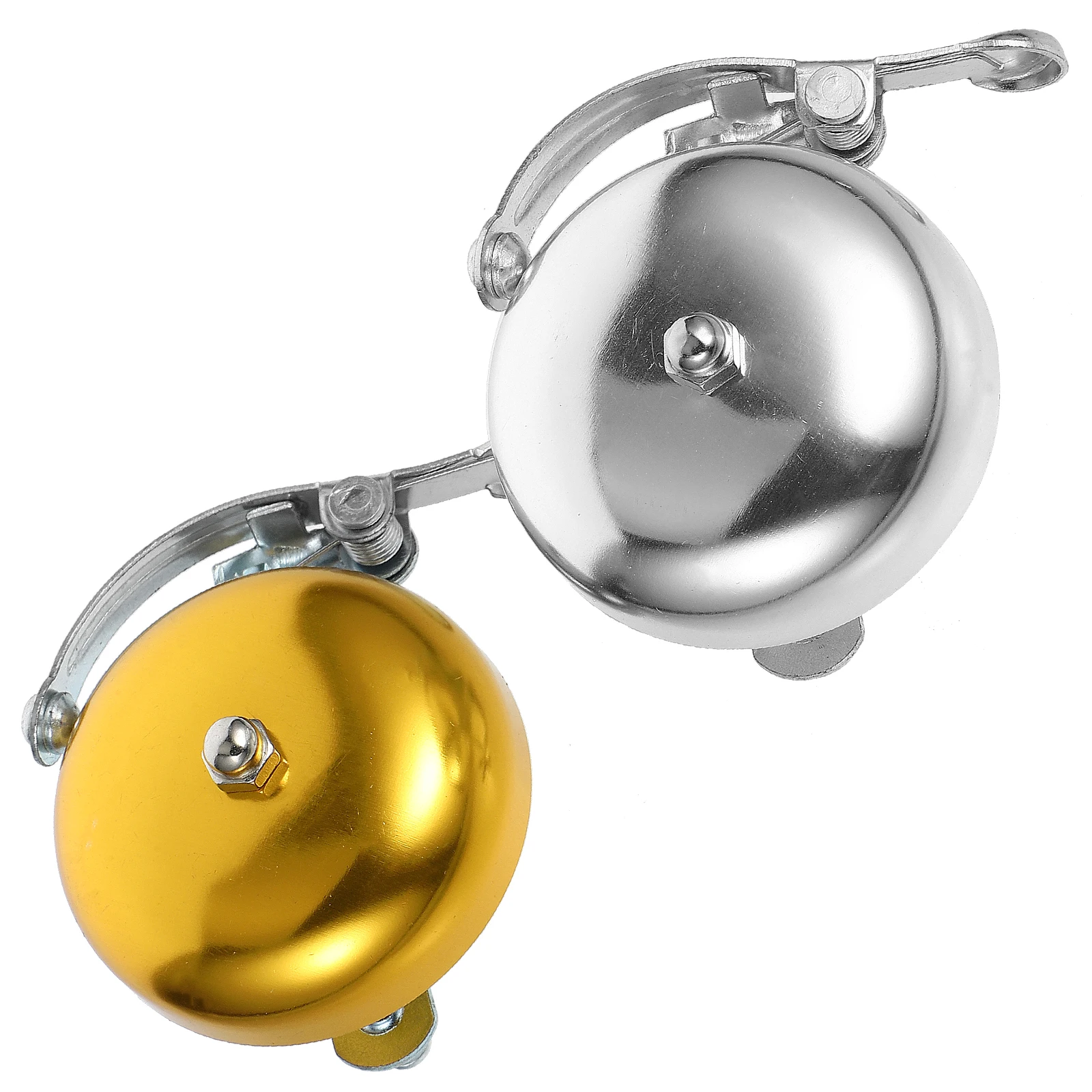 

2pcs Bike Bell Accessories Aluminum Alloy Large Size Clear Sound Durable Bracket Anti Loss Ringing Bells for Mountain Road