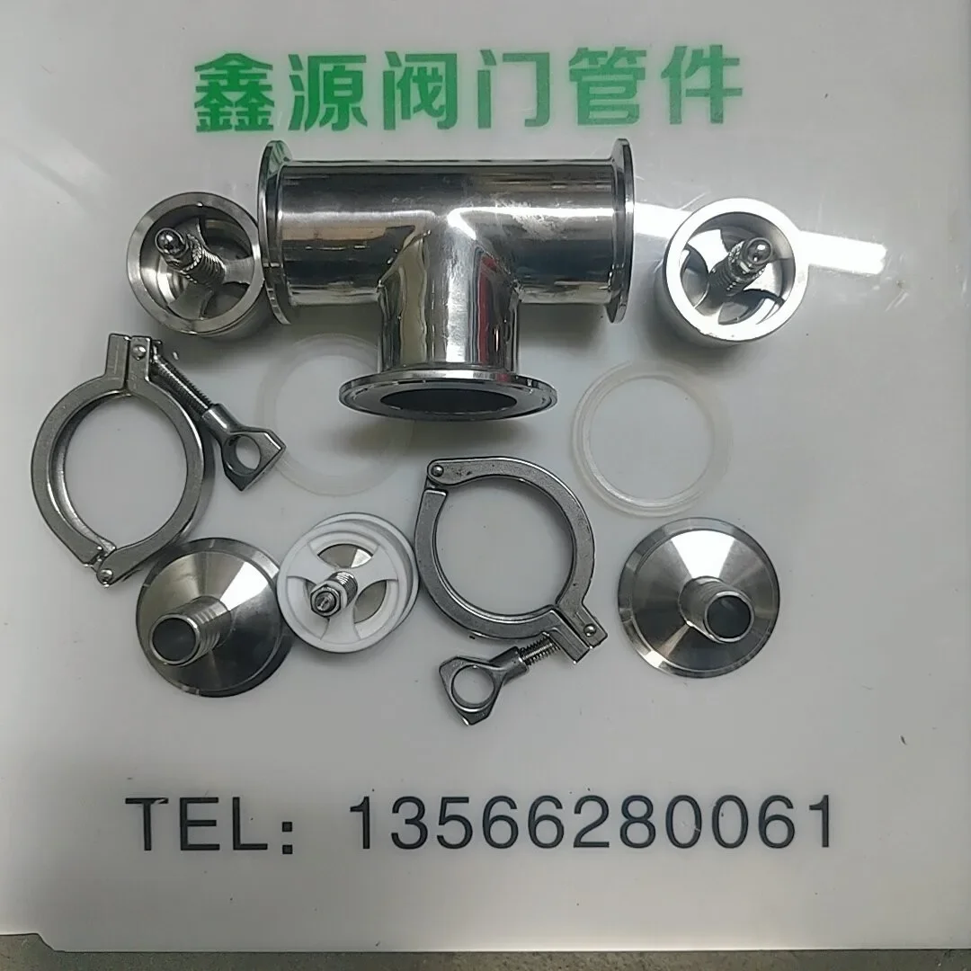 304 Filling Machine Accessories Paste Liquid Rotary Valve Three-way Liquid Three-way Discharge Nozzle Cylinder