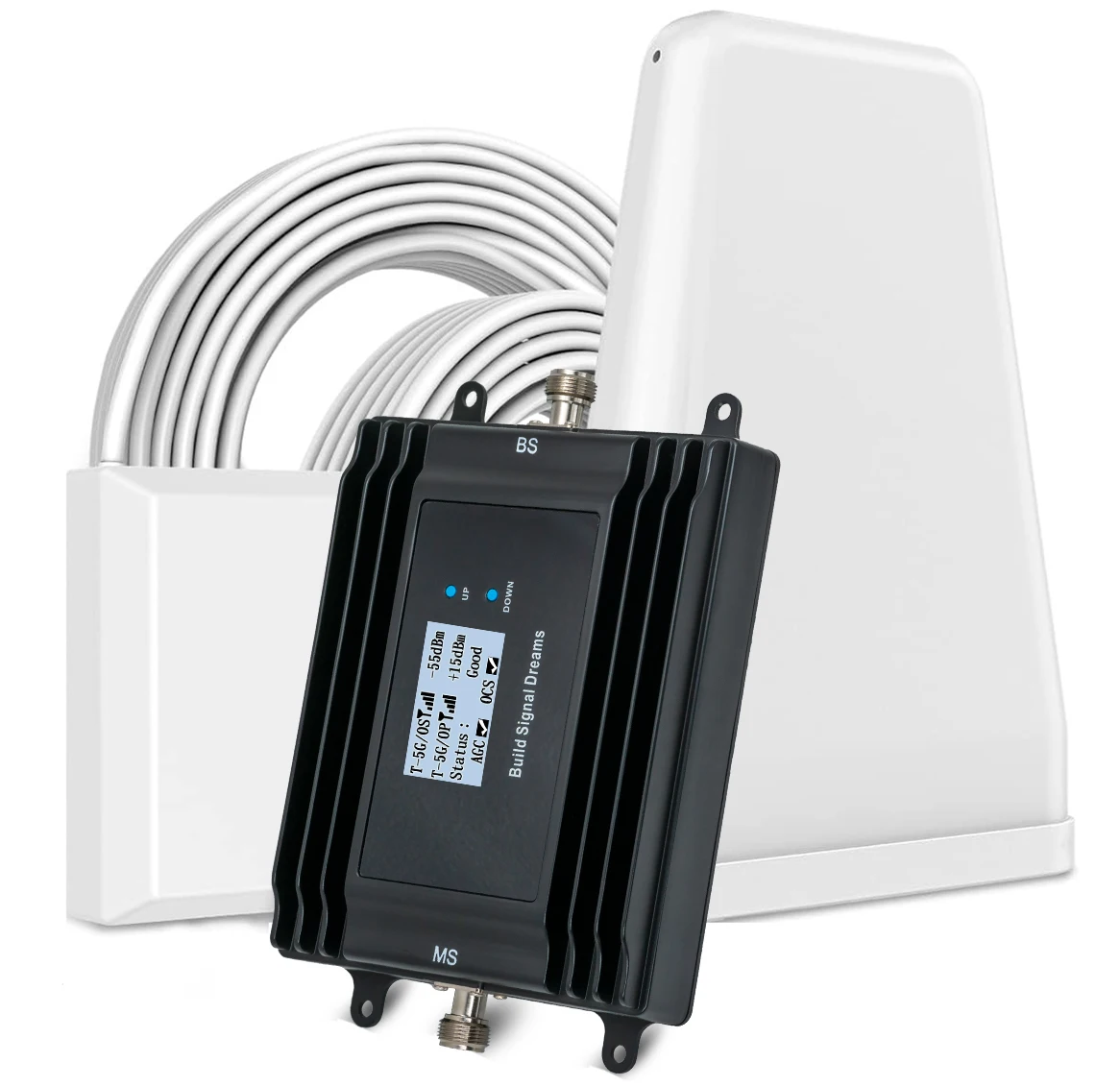 5G 4G Signal Booster for T-Mobile Sprint, Repeater Amplifier, Tuya App Management, Smart LCD, U.S.Cellular, B71/N71 600Mhz