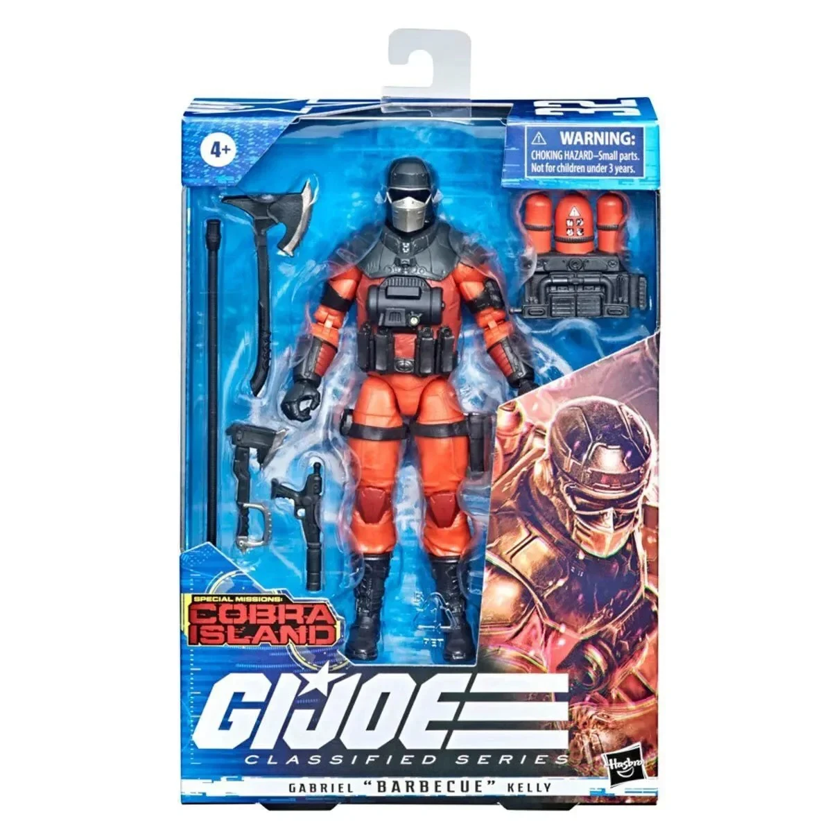 Original Hasbro G.I. Joe Cobra Is Land Series BARECUE CABRA TROOPER Anime Action Figure Collectible Toys Doll Holiday Gifts