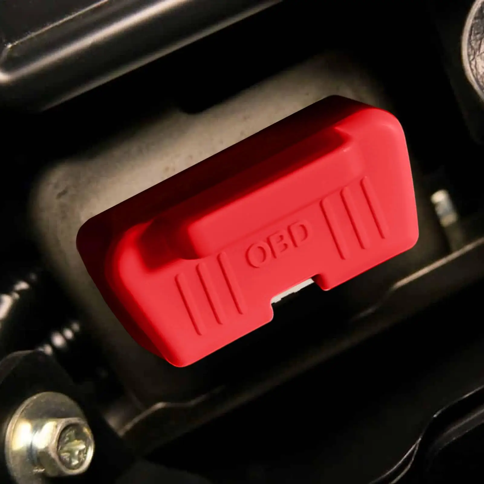 Obd-poortslot Cover Lock Obd-interface beschermhoes Siliconen beschermhoes Autobeveiligingsapparaat Auto Safety Tool
