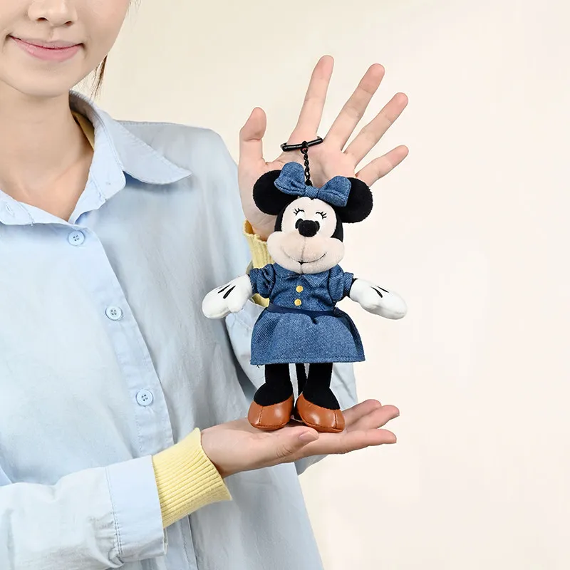 Image of Potdemiel Authentischer Disney Mickey Minnie Plüsch-Schlüsselanhänger Taschenanhänger Sammlerstück Stofftier Geschenk