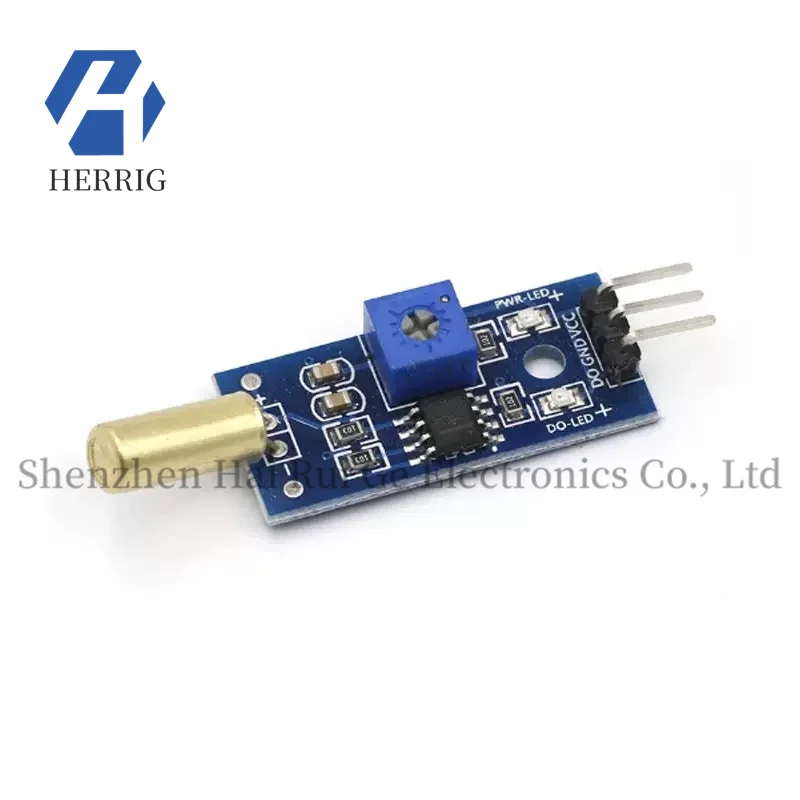 

1PCS Gold SW-520D Angle Sensor Module, Ball Switch, Vibration Switch, Tilt Sensor Module