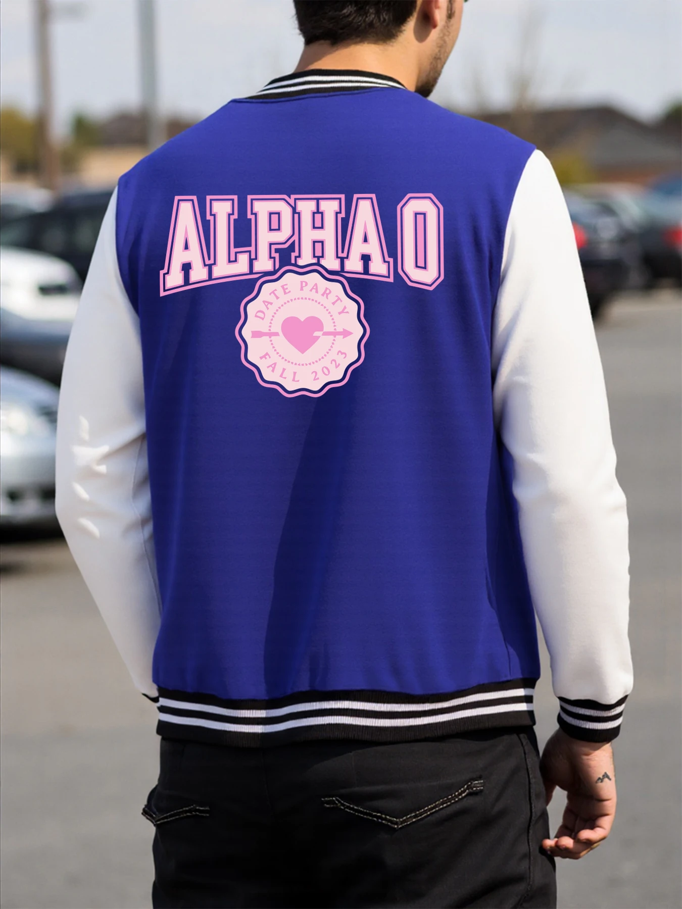 

Alphao Date Party Heart Print Men Y2K Coat Hip Hop Trendy Jackets Autumn Loose Vintage Jacket Casual All-Match Unisex Streetwear