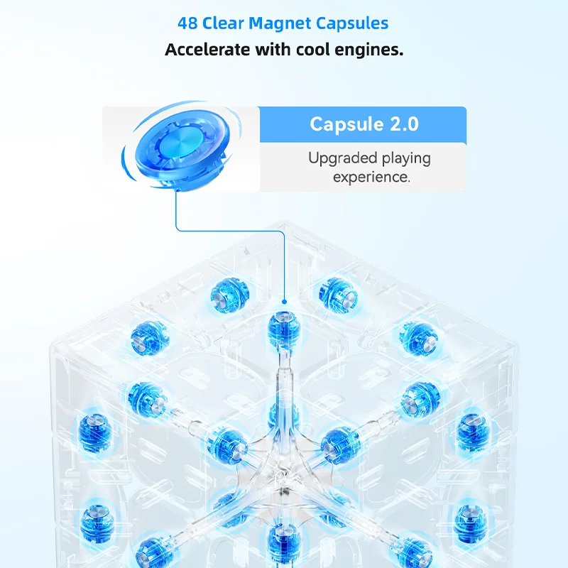 جان المغناطيسي ستيكيرليس سرعة مكعب ، ألعاب سحرية المهنية ، 356ME سبيدكيوب 3x3x3