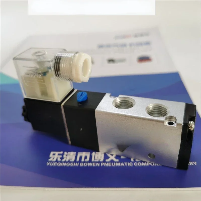 2 pieces pack 4v210-08 solenoid valve 4v21008B/A 4v210-06 two-position five-way reversing valve