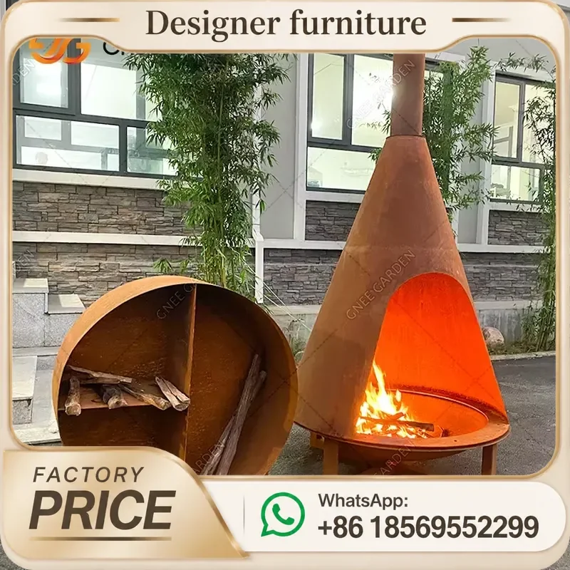 Portable Wood Pellet Stove With Chimney Modern Heating For Outdoor Camping Home Efficient Fuel Saving view 3