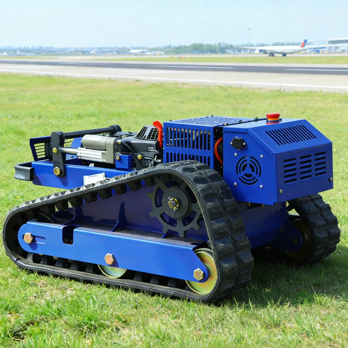 Customized 550mm Remote Control Lawn Mower High Quality Intelligent Strong Flail Mowers for Sale