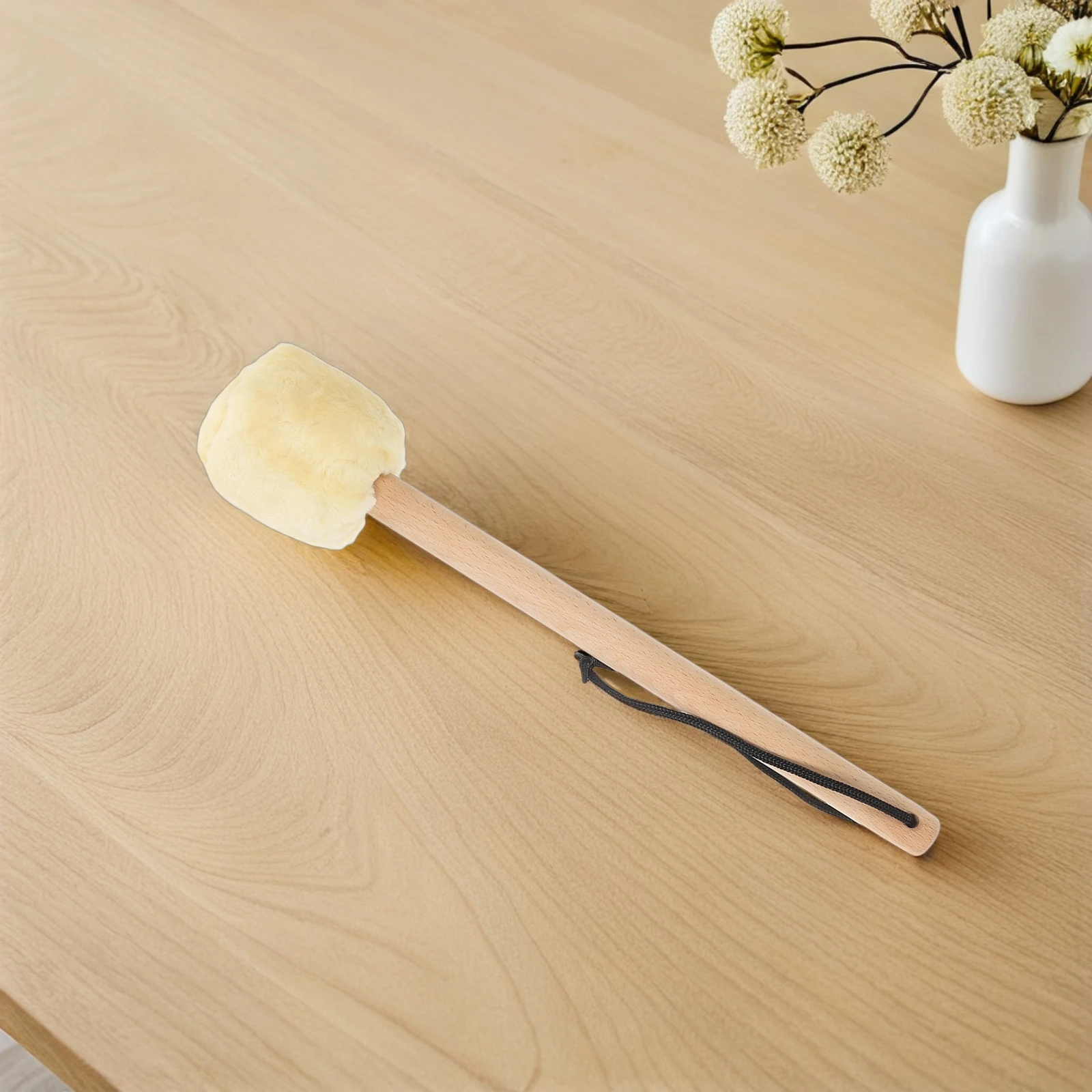 

1pcs Bass Head Mallet Wood Handle Non Skid Grip Essential Percussion Instrument Part Percussion Instrument Part