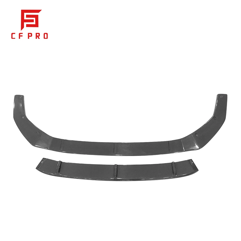 Carbon Fiber Car Front Bumper Lip For Volkswagen Golf 8 MK8 2021-2022