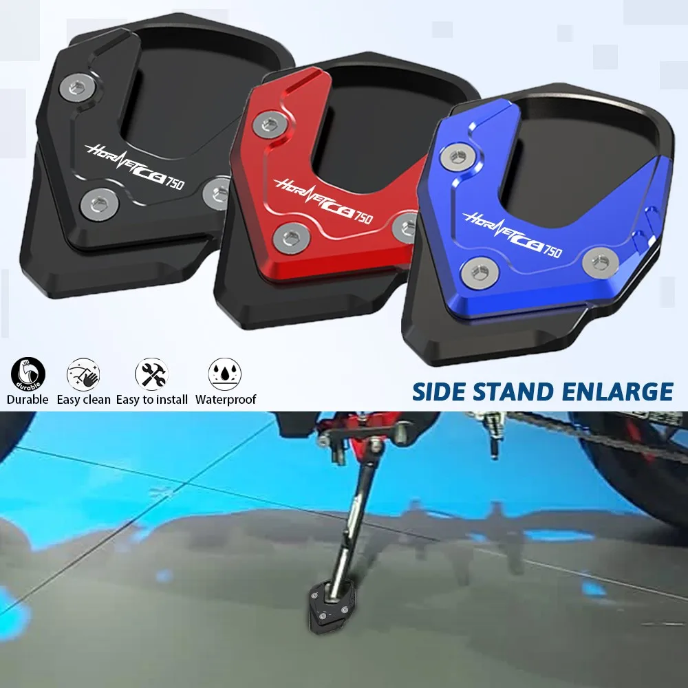 

FOR HONDA CB750 HORNET 2025 2026 CB 750 Hornet Foot Pegs Plate Kickstand Extender Accessories 2023 2024 Side Stand Enlarger