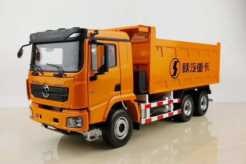 Diecast Model 1:24 Scale Heavy Duty Truck SHACMAN Delong X3000 Dump Truck Construction Vehicles Alloy Model for Business Gift