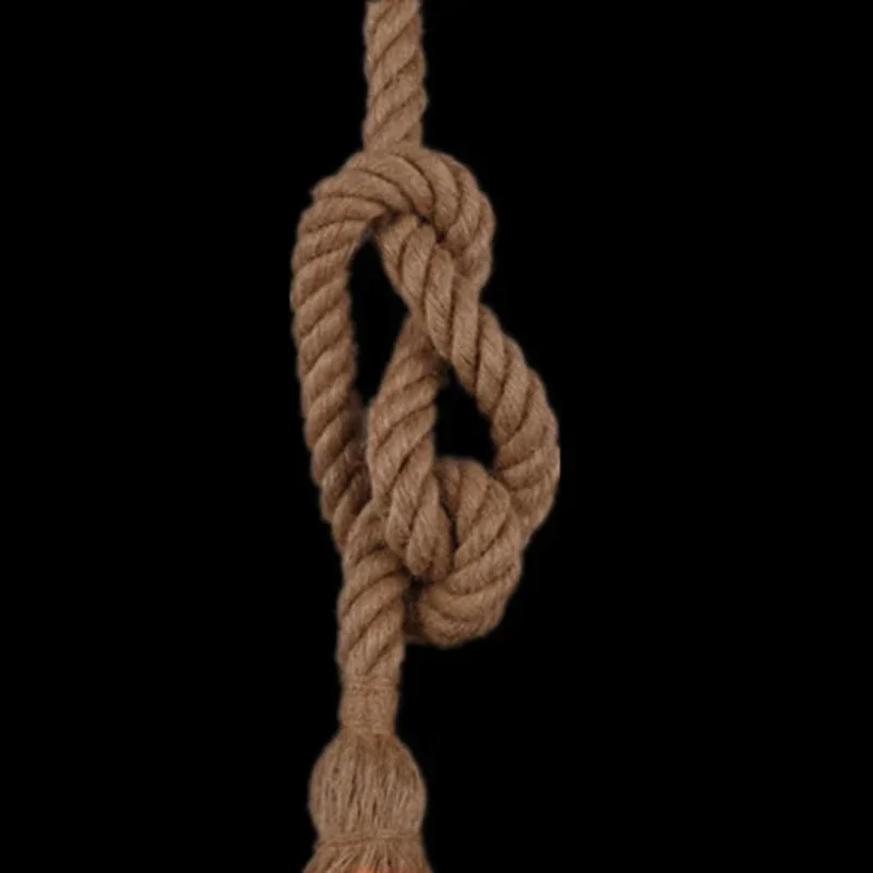 

Edison E27 Bulb 18mm Retro Countryside Hemp Rope Lamp Pendant Lights Edison Bulb for Living Room or Cafe Lights