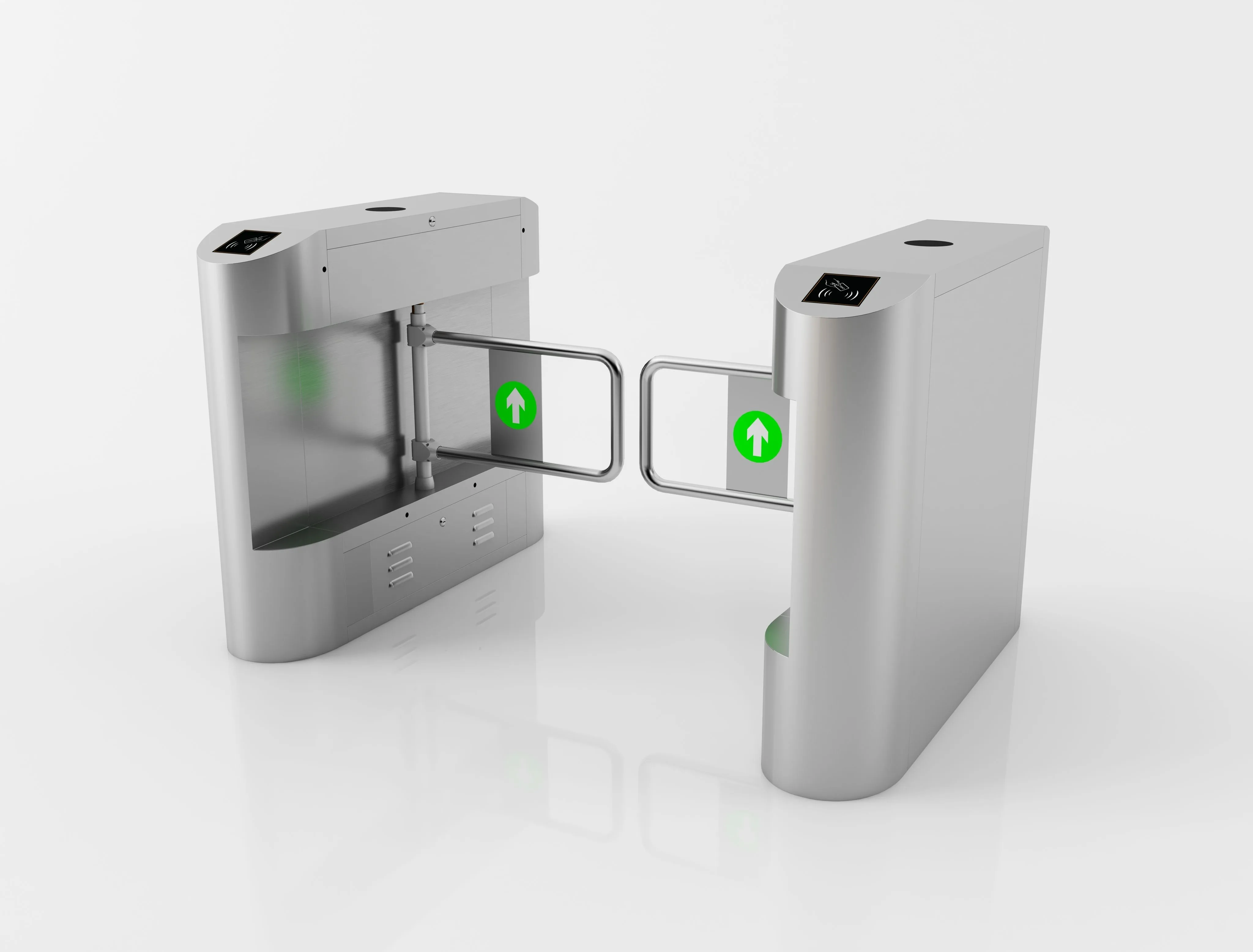 Sistema de Control de Acceso con Torniquete, Puerta de Seguridad Inteligente para Estación de Higienización de Manos, Barrera Giratoria