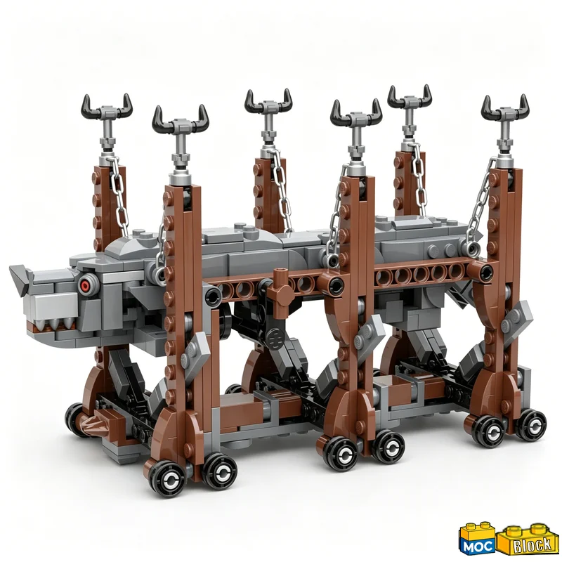 411 Parts Accurate Grond Siege Model Building Blocks Assembly Educational Toy Creative Collection Birthday Popular Special Gifts