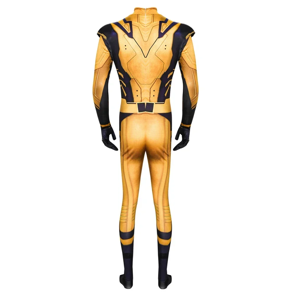 Wolverine Superhero James Cosplay Costume Outifits & Wolf Claw for Men Cool Performance Full Set for Halloween Cosplay Part view 3