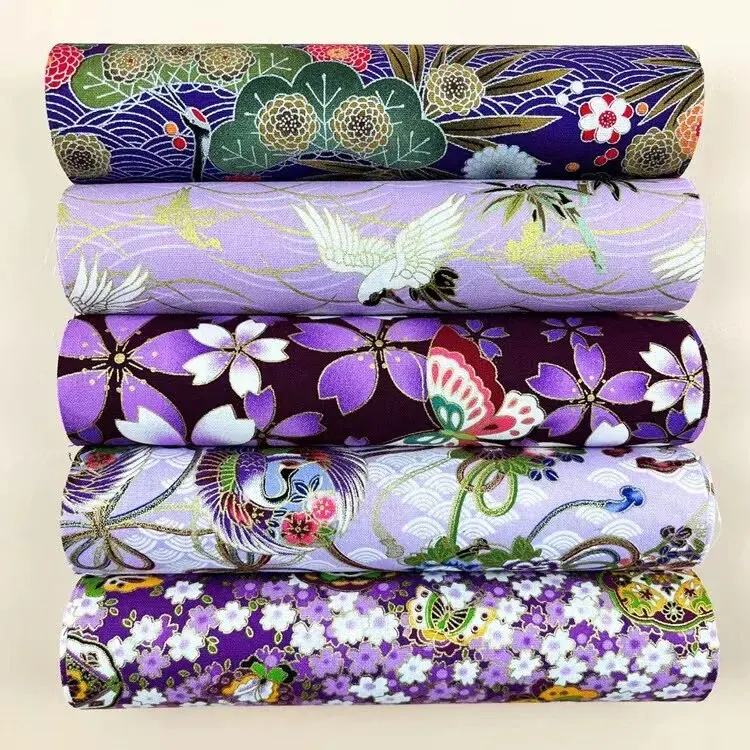 5 stuks katoenen stof, bedrukte stof, handgemaakte poppenkleertjesstof, jurkstof, voor doe-het-zelf naaien scrapbooking quilten ambacht