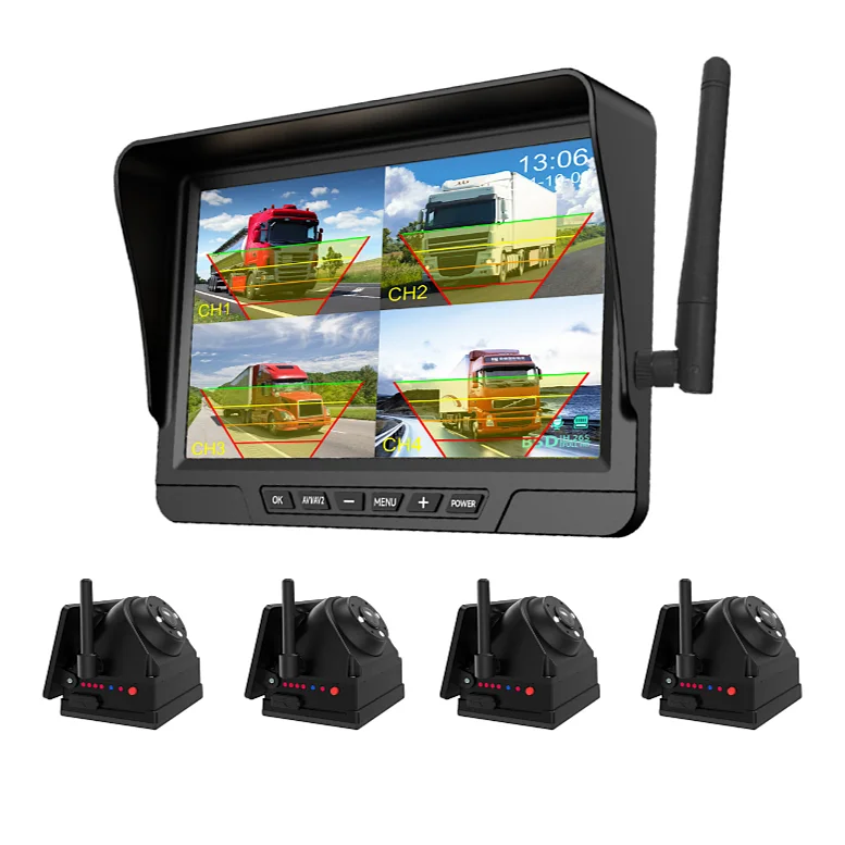 Solar Magnetic Wireless Backup Camera Kit 7