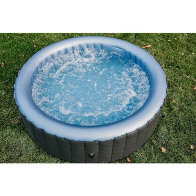 Modern style luxury round spa inflatable bathtub outdoor big 4-6 person inflatable bathtub for adults